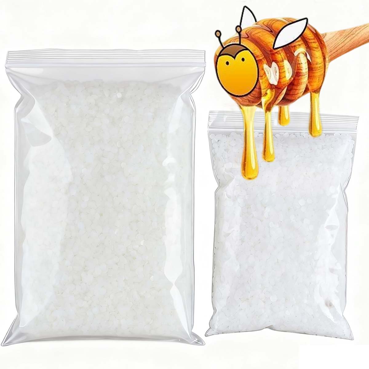 Candle Supplies To Make Candles - 200g-1000g Biały Wosk Pszczeli Czysty Naturalny
