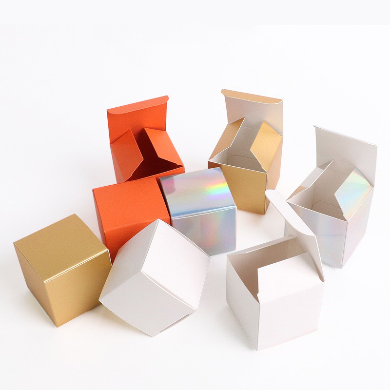 Candle Supplies For Business - 50 sztuk/partia Składane Małe Pudełka na