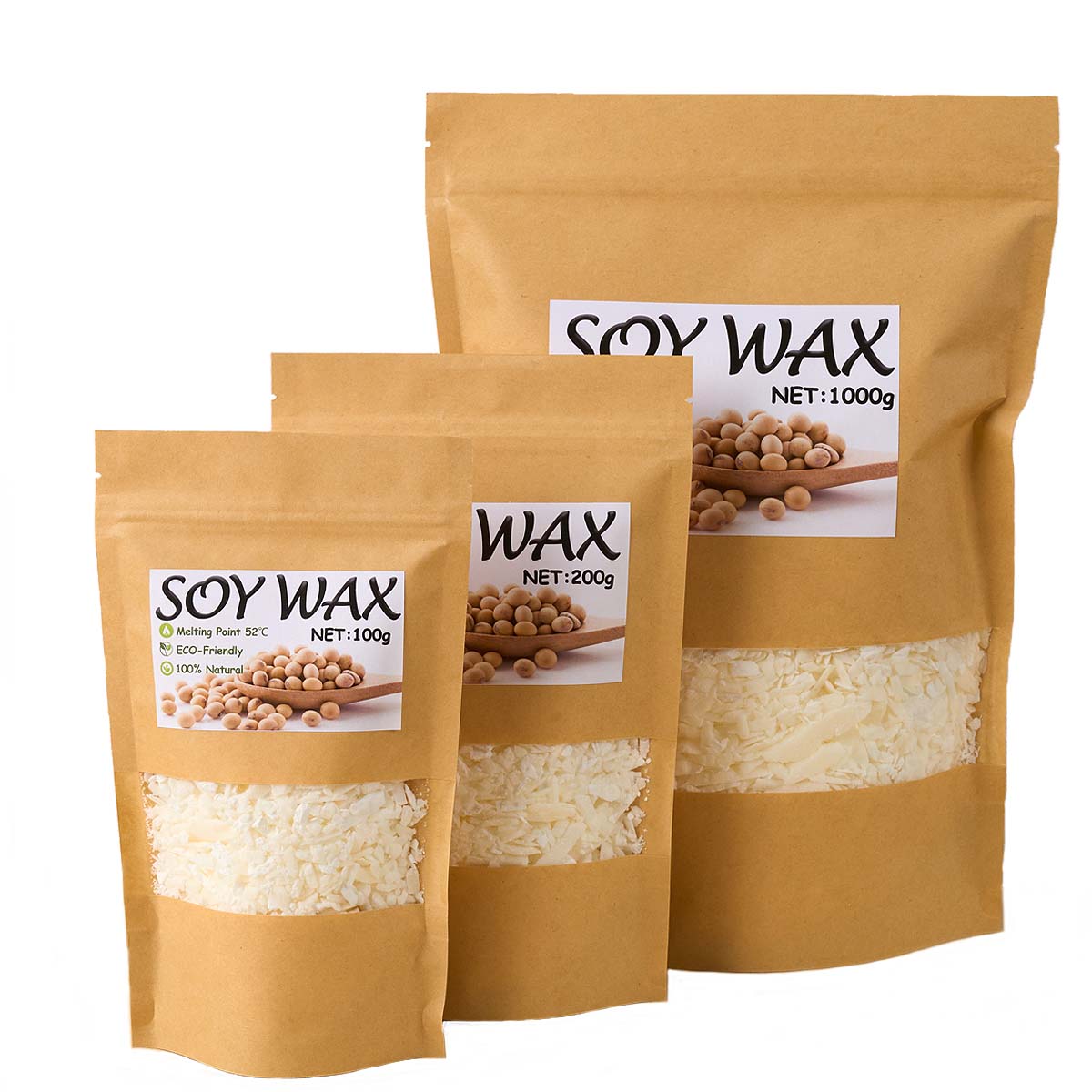 1-punktowy czysty biały wosk s – Candle Supplies To Make Candles recenzja i cena